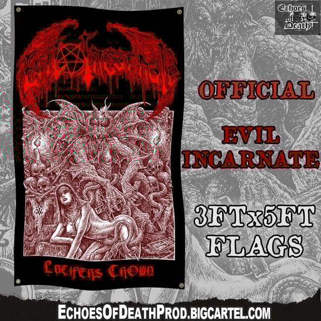 OFFICIAL EVIL INCARNATE 3FTx5FT FLAG