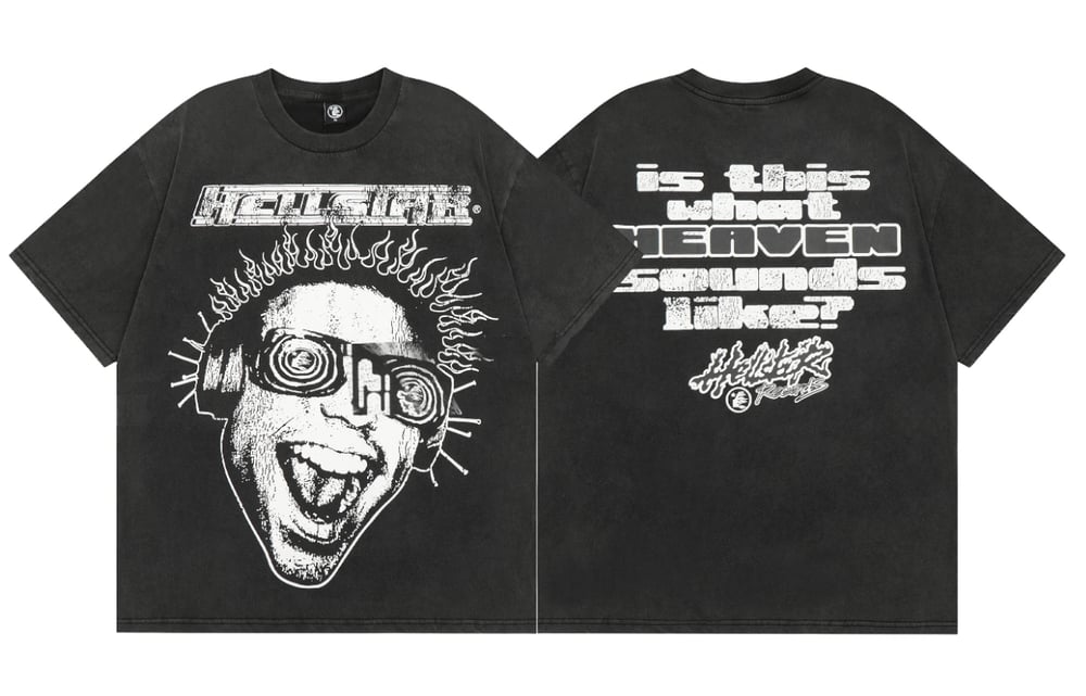 Image of HELLSTAR STUDIOS RAGE TEE GREY