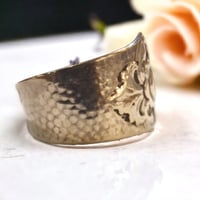 Image 2 of Vintage Norwegian Silver ring - Dovre Pattern