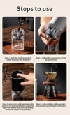 Portable Electric Coffee Grinder TYPE C USB Charge Ceramic Grinding Core Home Coffee Beans