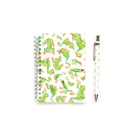Image 1 of Red eyed tree frog a6 notebook