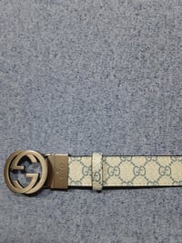 Image 8 of Gucci Belt Blue/Grey 2024