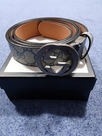 Image 3 of Gucci Belt Blue/Grey 2024