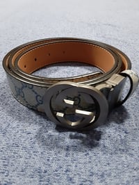 Image 6 of Gucci Belt Blue/Grey 2024