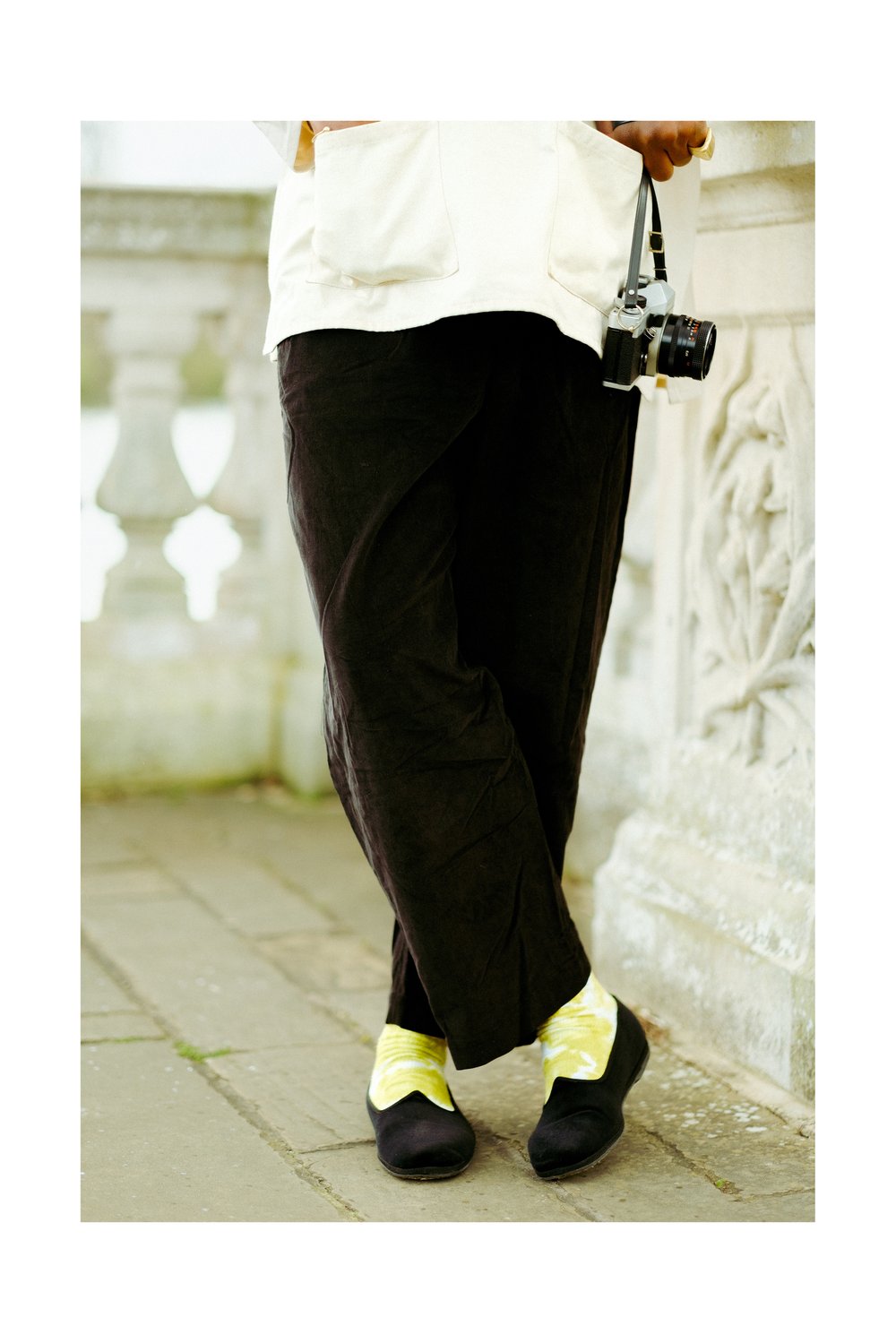 THE EASY PLEATED TROUSER (Black) 