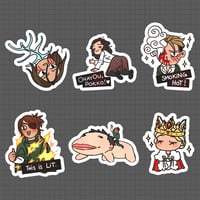 Image 1 of AoT trash doodle stickers