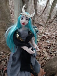 Selene Moon goddess OOAK art doll 