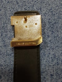 Image 9 of LV Belt Black Checkered