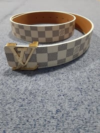 Image 4 of LV Belt White 