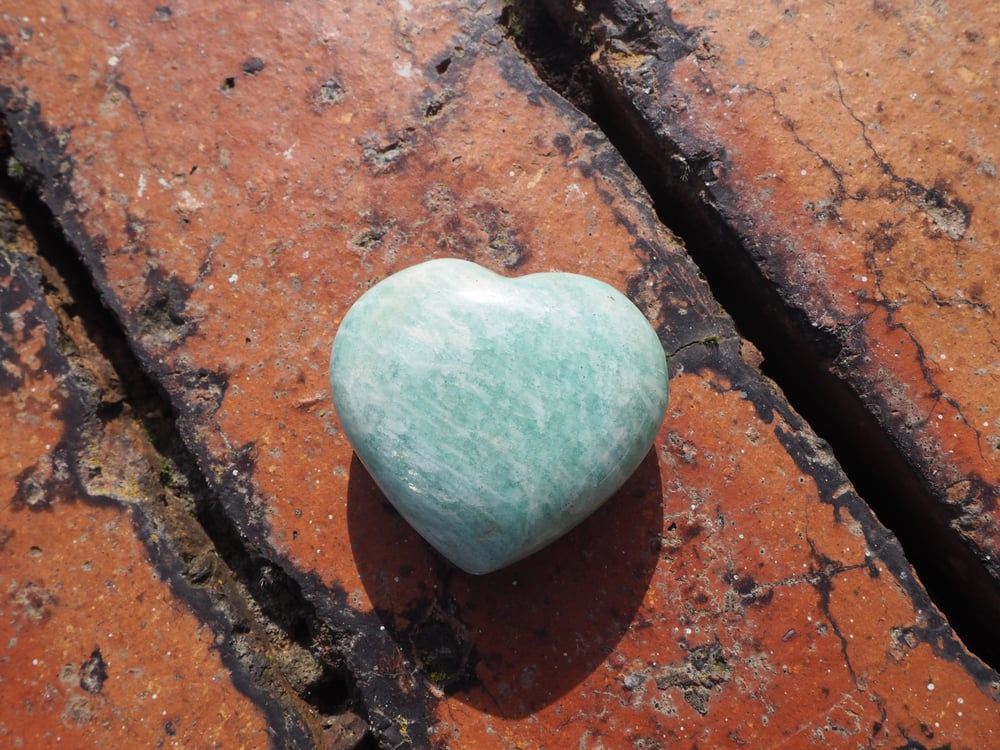 Image of Amazonite Heart 43g