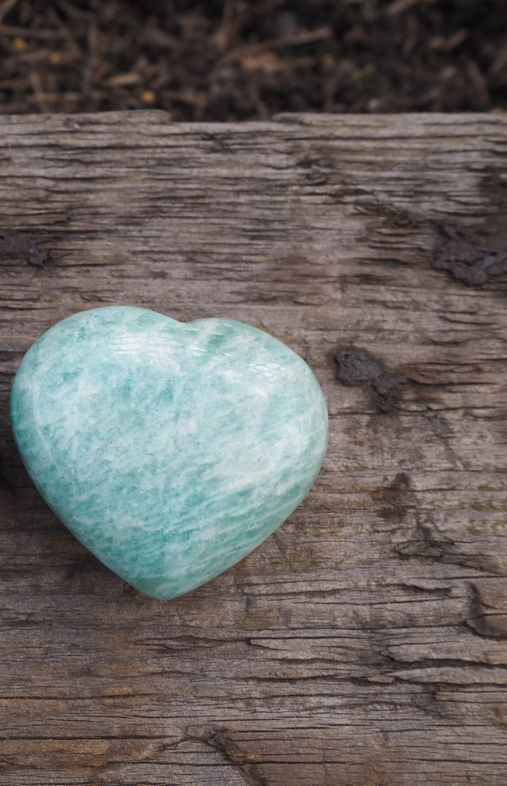 Image of Amazonite Heart 43g