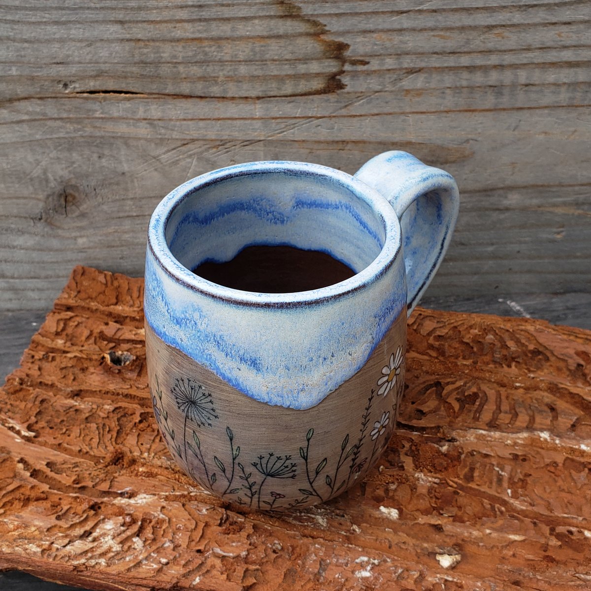 Image of 12-14oz. Meadow Walker mug, Medium, Red clay