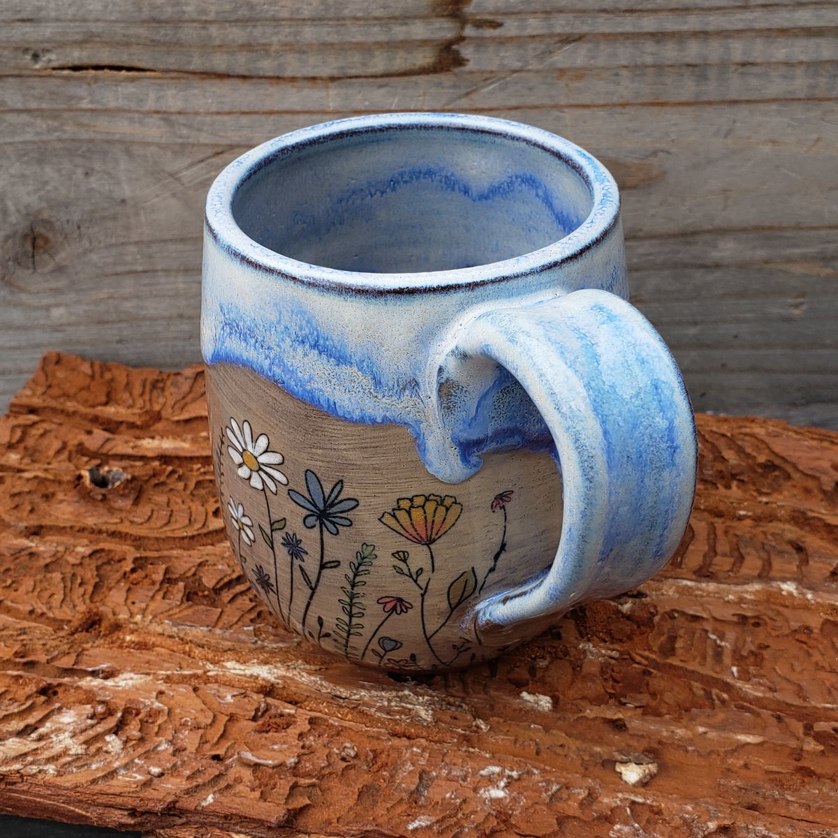 Image of 12-14oz. Meadow Walker mug, Medium, Red clay