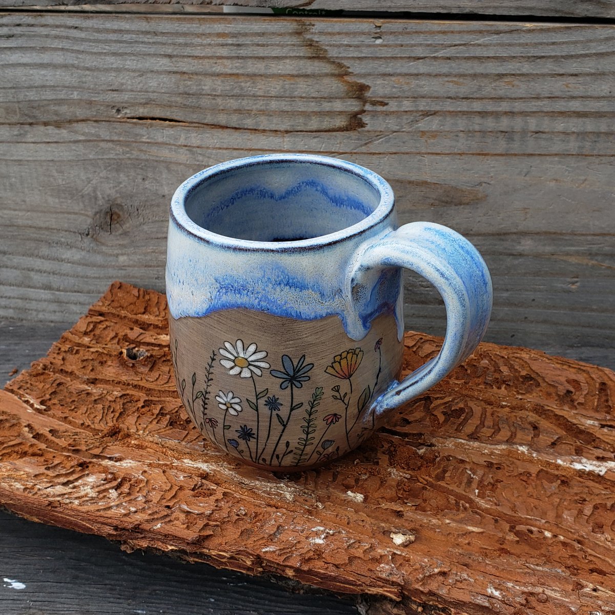 Image of 12-14oz. Meadow Walker mug, Medium, Red clay