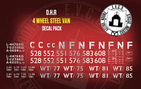 Image 1 of Darjeeling Steel Wagon / Van Decal Packs