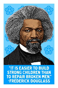 Image 1 of Frederick Douglass Quote Postcard