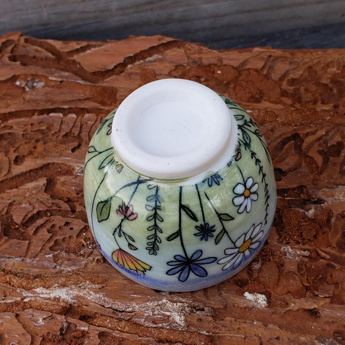 Image of 45ml Meadow Walker tiny teacup, Porcelain #1