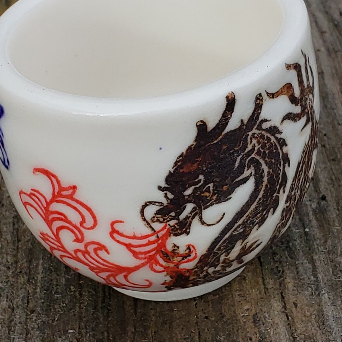 Image of 60ml Year of the Dragon tiny teacup, Porcelain 