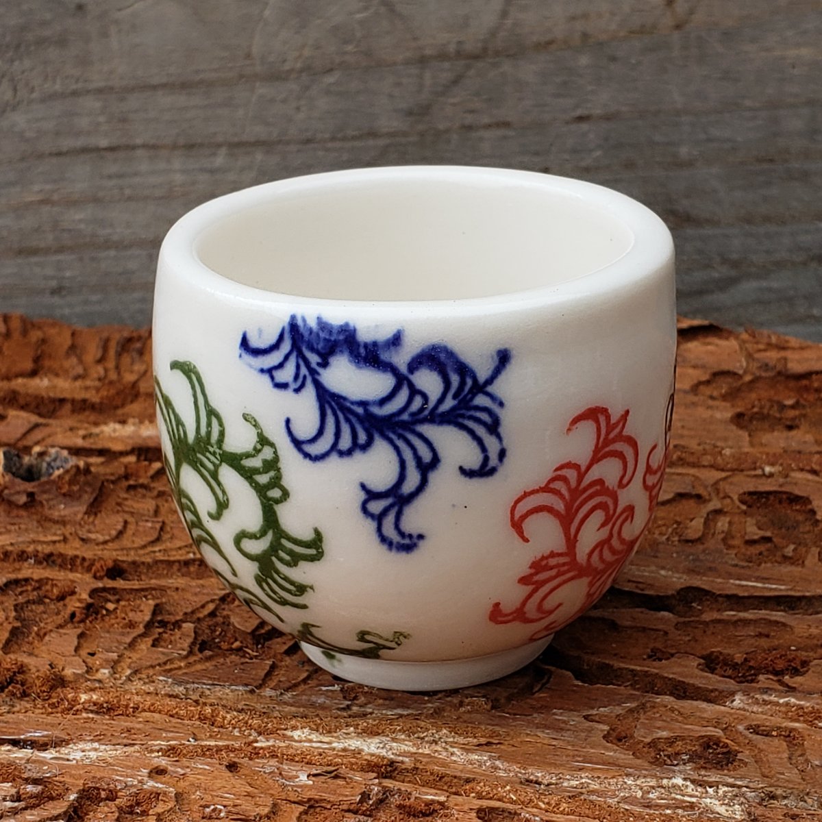Image of 60ml Year of the Dragon tiny teacup, Porcelain 
