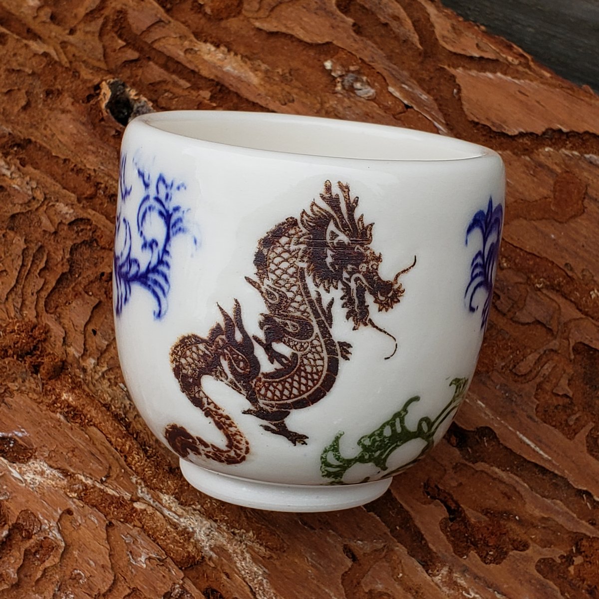 Image of 70ml Year of the Dragon tiny tea cup, Porcelain #2