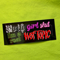 "Goth Girl" Bumper Sticker