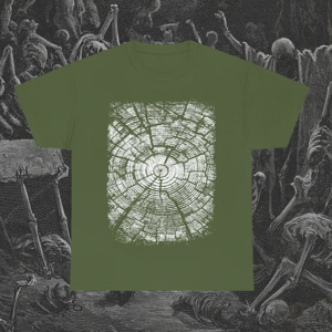 Image of Tree Stump Pattern T-Shirt