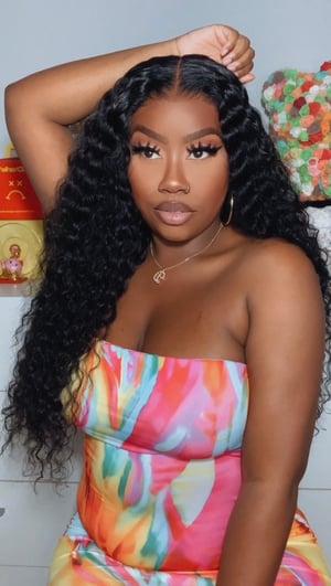 Image of Water Wave 7”x5” HD LACE Closure Wig in 24” 