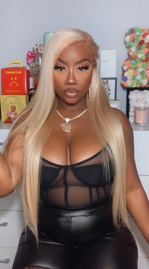 Image of Ash Blonde 13x4 Lace Front Wig in 26”