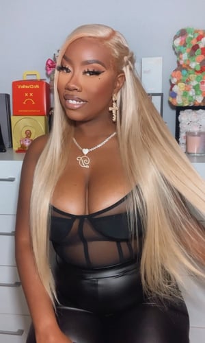 Image of Ash Blonde 13x4 Lace Front Wig in 26”