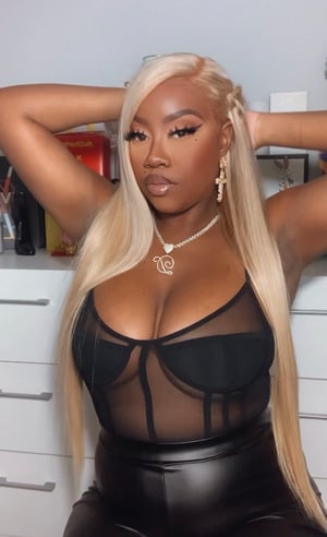 Image of Ash Blonde 13x4 Lace Front Wig in 26”