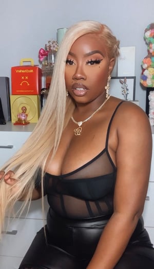 Image of Ash Blonde 13x4 Lace Front Wig in 26”