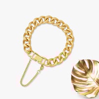 Image 1 of Chunky Cuban Chain Bracelet