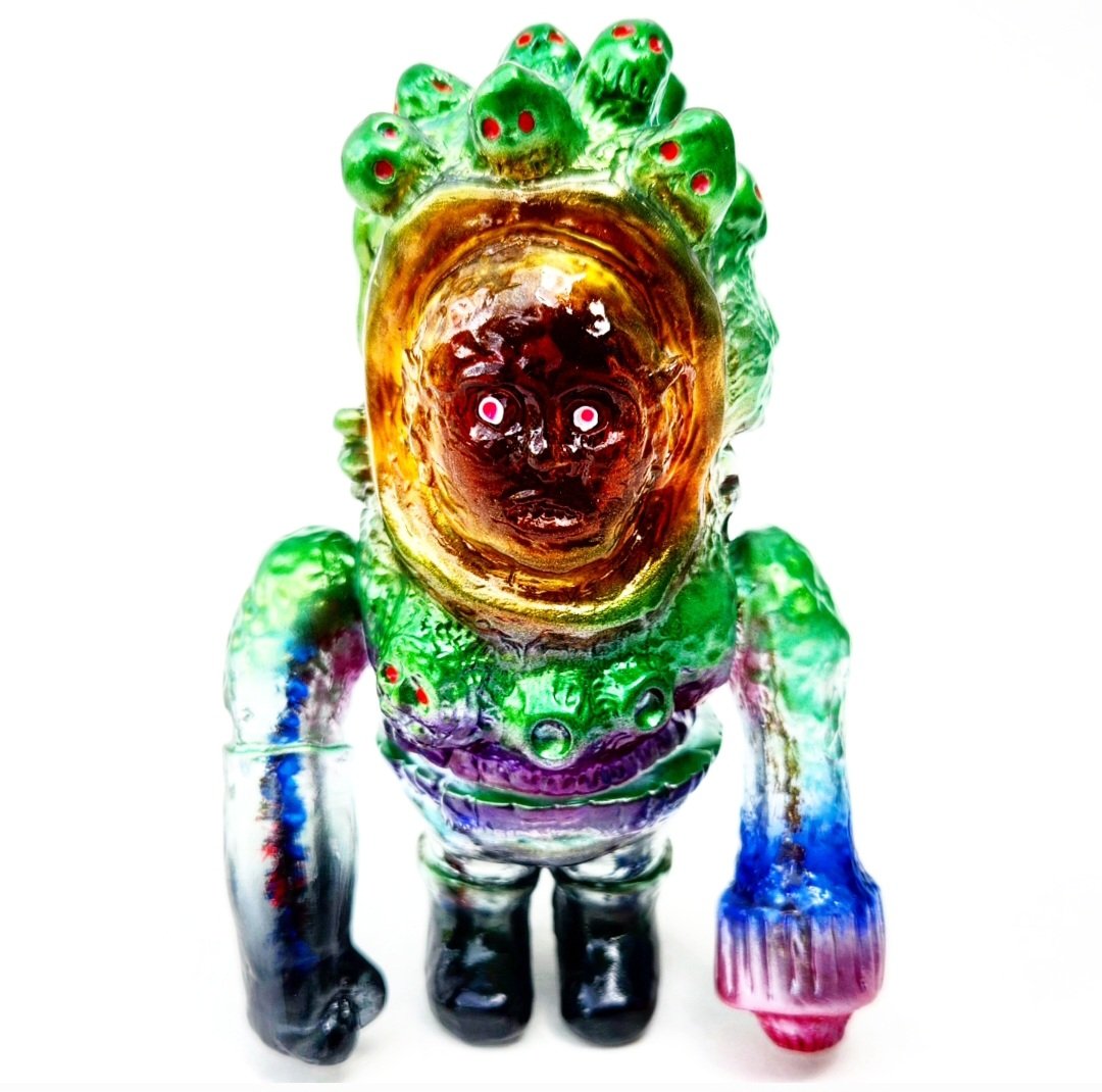 Image of COP-A-SQUAT TOYS painted UHB ZOARB one-off #3 "CLEAR WITH GUTS"