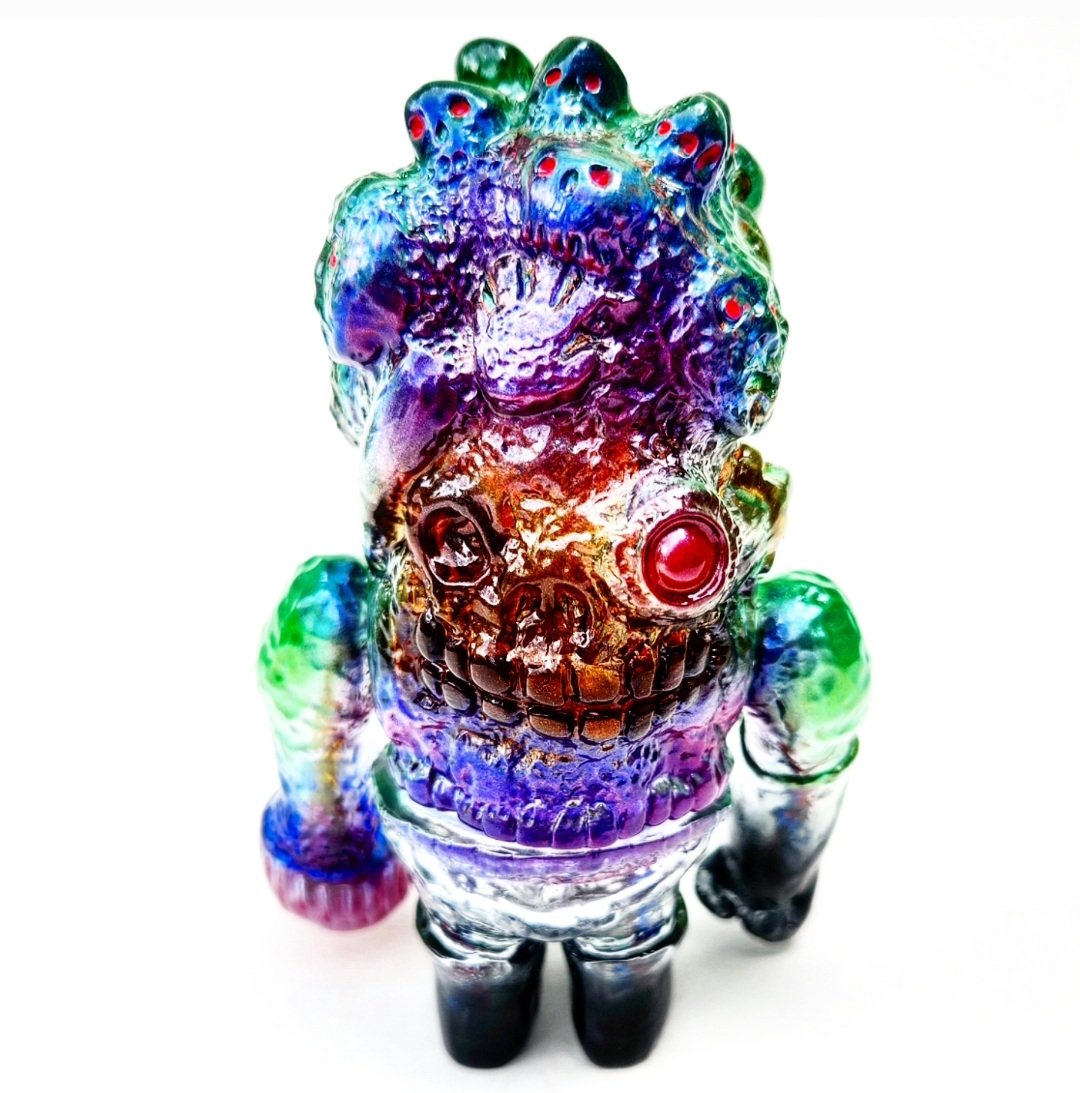 Image of COP-A-SQUAT TOYS painted UHB ZOARB one-off #3 "CLEAR WITH GUTS"