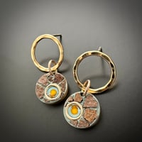 Image 1 of Abstract Circle Earrings