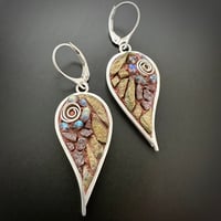 Image 1 of Arizona Leaf Swirl Earrings 
