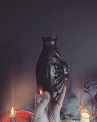 Image 3 of Black Sun vase