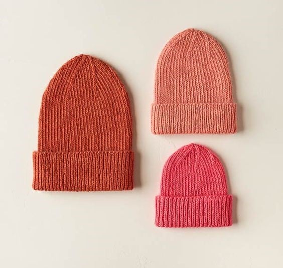 Image of Knitted Ribbed Hat