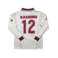 Image 2 of Kashima Antlers Away Cup Shirt 1994 (O) '12' Match Issue + Zico Signed 