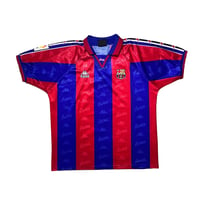 Image 1 of Barcelona Home Shirt 1995 - 1997 (XL) Ronaldo 9  - Player Issue