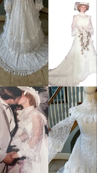 Image 4 of 1984 Lace Wedding Dress