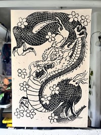 Image 1 of Dragon Block Print