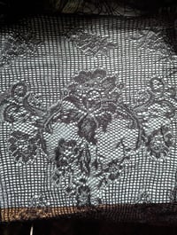 Image 3 of Black lace poncho 
