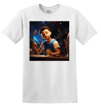 Image 1 of STEPH CURRY CARTOON GRAPHIC T-SHIRT