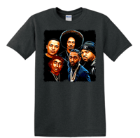 Image 2 of WEST COAST RAPPERS GRAPHIC T-SHIRT