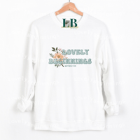 Image 1 of Lovely Beginnings Spring Sweatshirt
