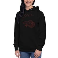Image of PolyBetta Red Unisex Hoodie Deluxe