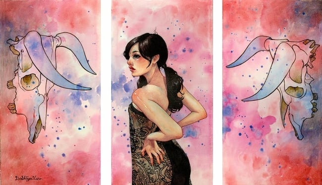 UN PETIT CATALOGUE - PAINTINGS + DRAWINGS OF DANNI SHINYA LUO