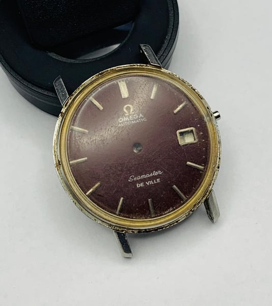 Image of vintage Omega seamaster de ville 1960's/70's gents watch Case/Dial,stainless steel,used, ref#(om-20)