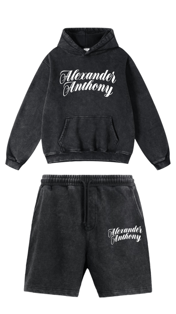 Image of Alexander Anthony Hoodie Short Set